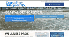Desktop Screenshot of coastalorthoteam.com